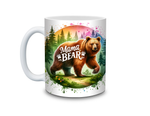 Load image into Gallery viewer, Mama Bear Coffee Mug – Sweet &amp; Strong Mother’s Day Gift | 11 oz Ceramic Mug
