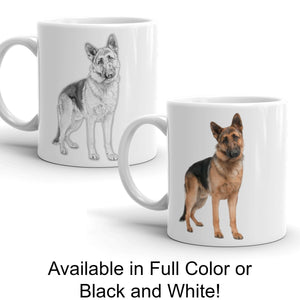 Personalized Pet Coffee Mug -Picture of your pet on the front, on the back it says You'll Never walk alone because I'll always be with you - signed your pets name piccadillycottage.com  Edit alt text